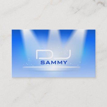 Abstract Spotlights Business Card by Kjpargeter at Zazzle