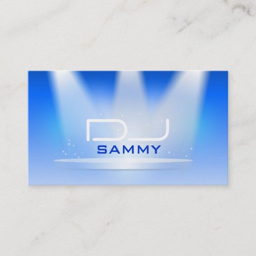 Abstract spotlights Business Card
