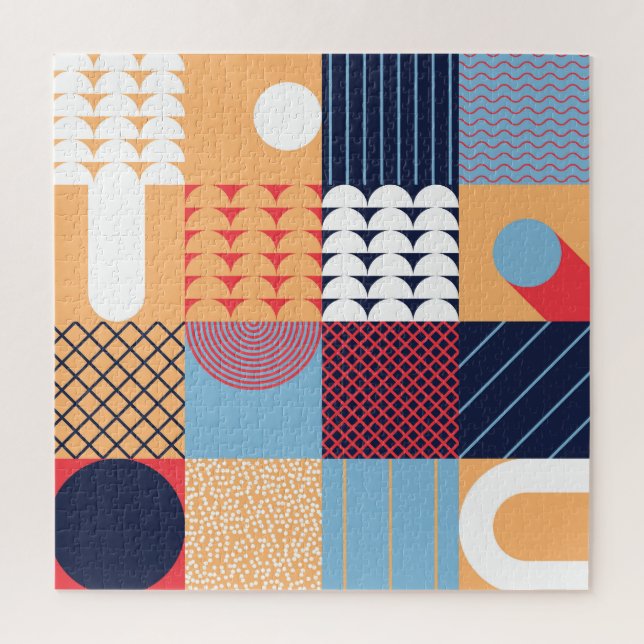 Abstract square artwork: geometric design. jigsaw puzzle (Vertical)