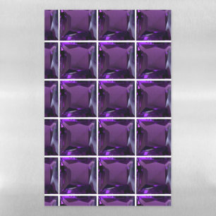Abstract Square Pattern Magnetic Dry Erase Sheet
