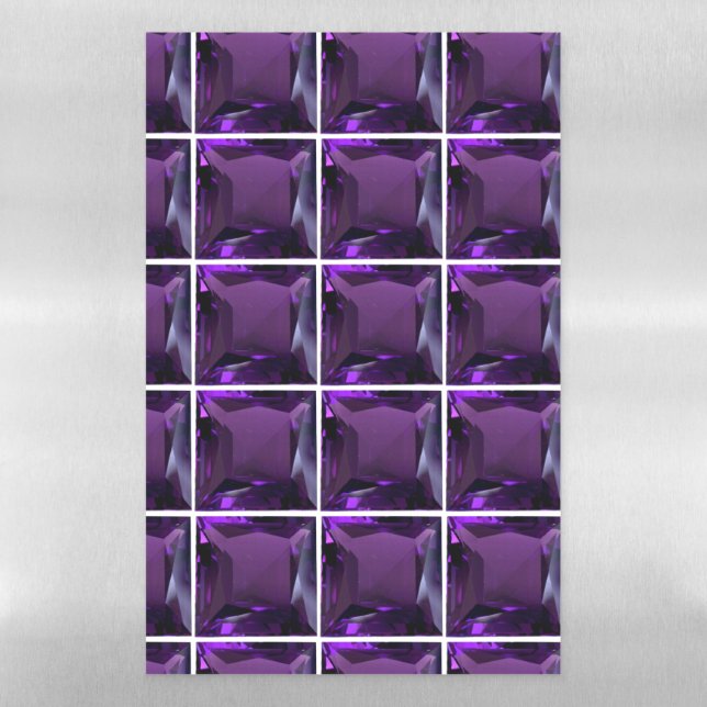 Abstract Square Pattern Magnetic Dry Erase Sheet (Vertical)