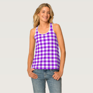 ABSTRACT SQUARE PATTERN TANK TOP