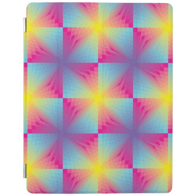 Abstract square vector mosaic iPad air cover (Front)