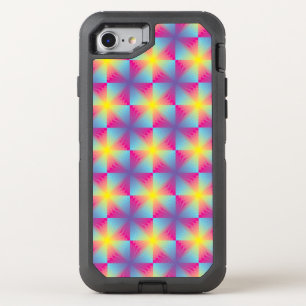 Abstract square vector mosaic OtterBox defender iPhone SE/8/7 case