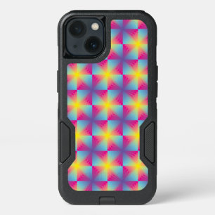 Abstract square vector mosaic iPhone 13 case