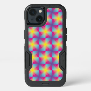 Abstract square vector mosaic iPhone 13 case