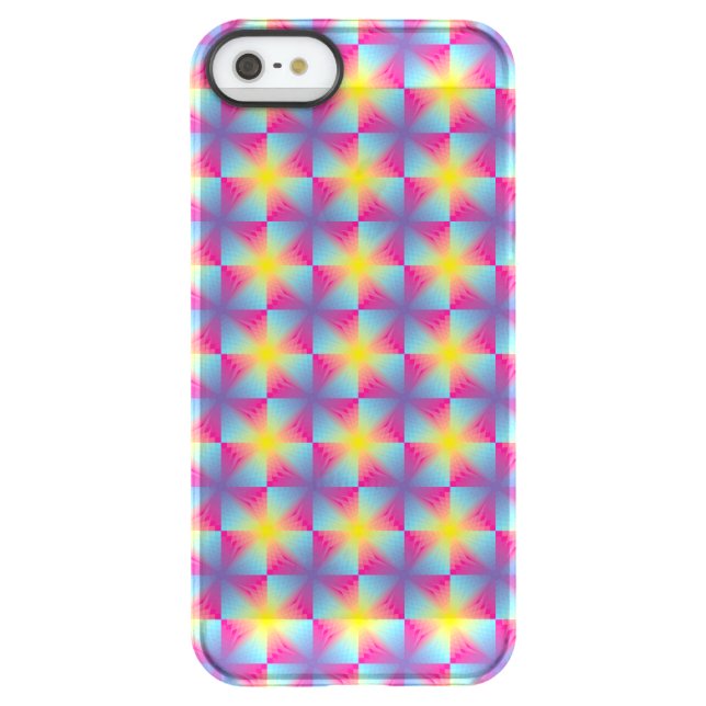 Abstract square vector mosaic uncommon iPhone case (Back)