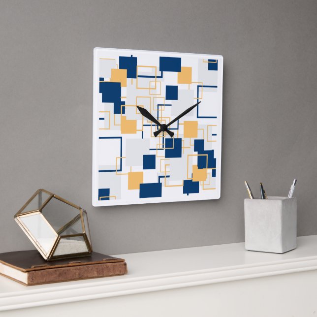 Abstract  square wall clock (Office)