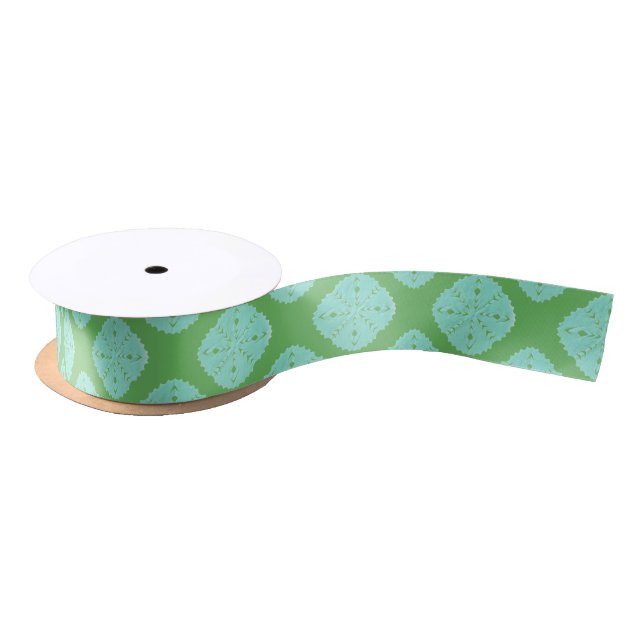 ABSTRACT SQUARE WYCINANKI SATIN RIBBON (Spool)