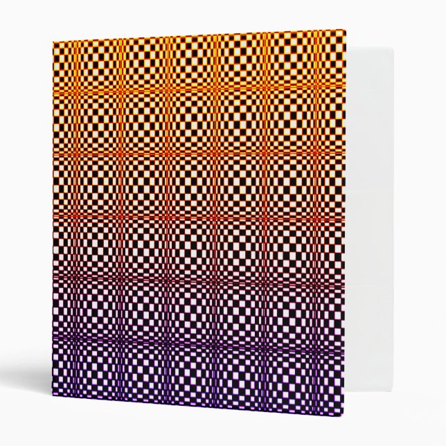Abstract Squares 3 Binder (Front/Inside)