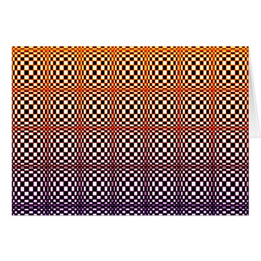 Abstract Squares 3 (landscape) Cards (Front Horizontal)
