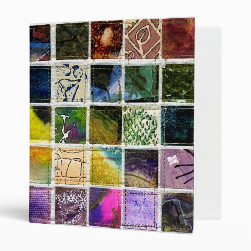 Abstract squares binder