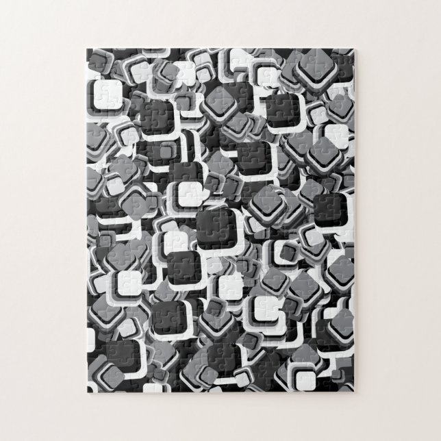 Abstract Squares Jigsaw Puzzle (Vertical)