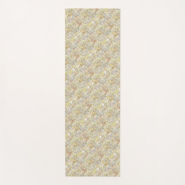Abstract Squares Yoga Mat (Front)