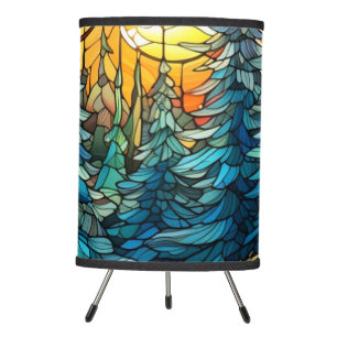Abstract Stained Glass Christmas Lamp