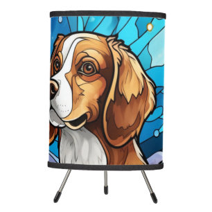 Abstract Stained Glass Christmas Lamp