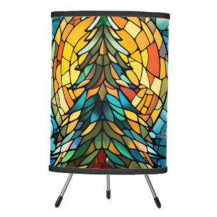 Abstract Stained Glass Christmas Lamp