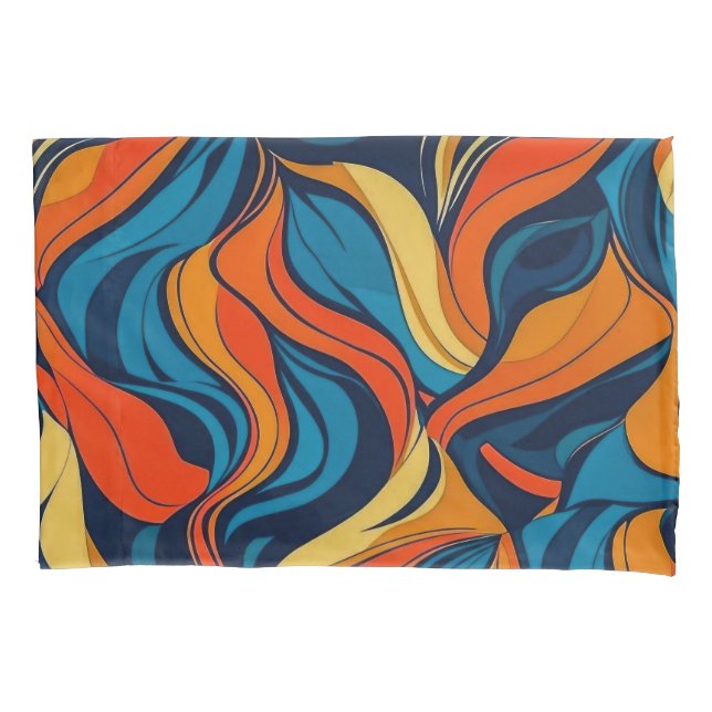 Abstract Standard Single Pillowcase (Front)