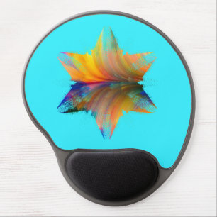 Abstract Star 45 Gel Mousepad