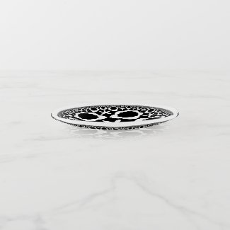 Abstract Star Artwork Elegant Black and White