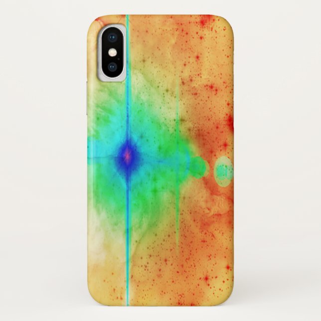 Abstract Star Explosion Case-Mate iPhone Case (Back)
