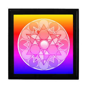 Abstract Star Gift Box