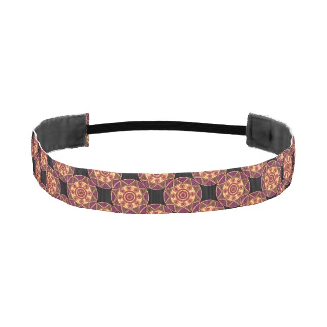 Abstract Star Mosaic Elastic Headbands (Front)