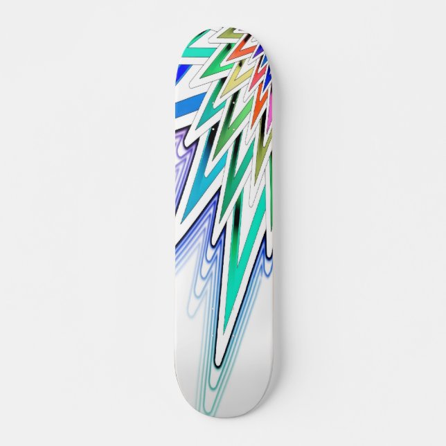 Abstract Star Skateboard Deck (Front)