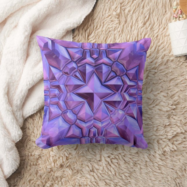 Abstract Star Throw Pillow (Blanket)