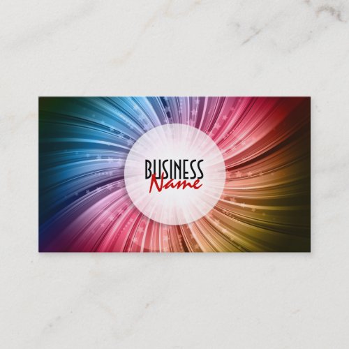 Abstract Starburst Business Card