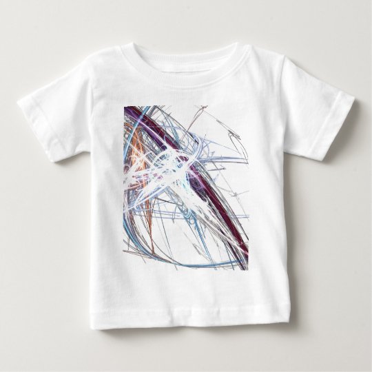 abstract starburst light formation design fractal baby T-Shirt