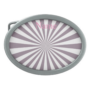 Abstract Starburst Thunder_Cove Belt Buckle