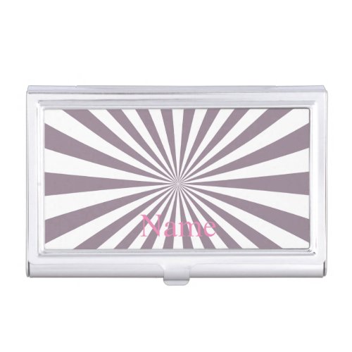 Abstract Starburst Thunder_Cove Business Card Case