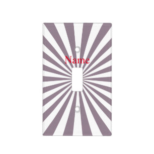 Abstract Starburst Thunder_Cove Light Switch Cover