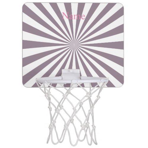 Abstract Starburst Thunder_Cove Mini Basketball Hoop
