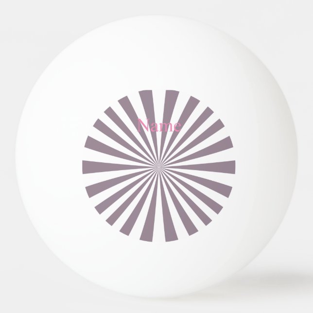 Abstract Starburst Thunder_Cove  Ping Pong Ball (Front)