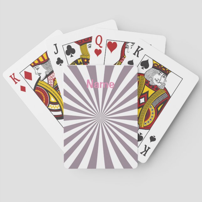 Abstract Starburst Thunder_Cove Poker Cards (Back)