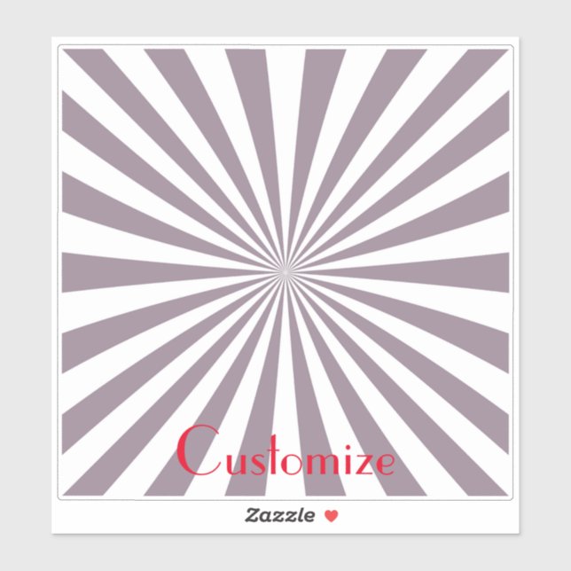 Abstract Starburst Thunder_Cove Sticker (Sheet)