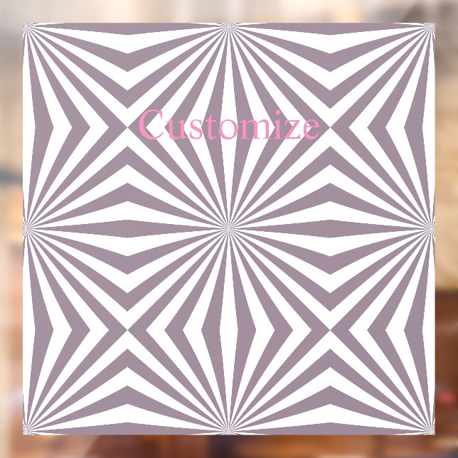 Abstract Starburst Thunder_Cove  Window Cling (Sheet 2)