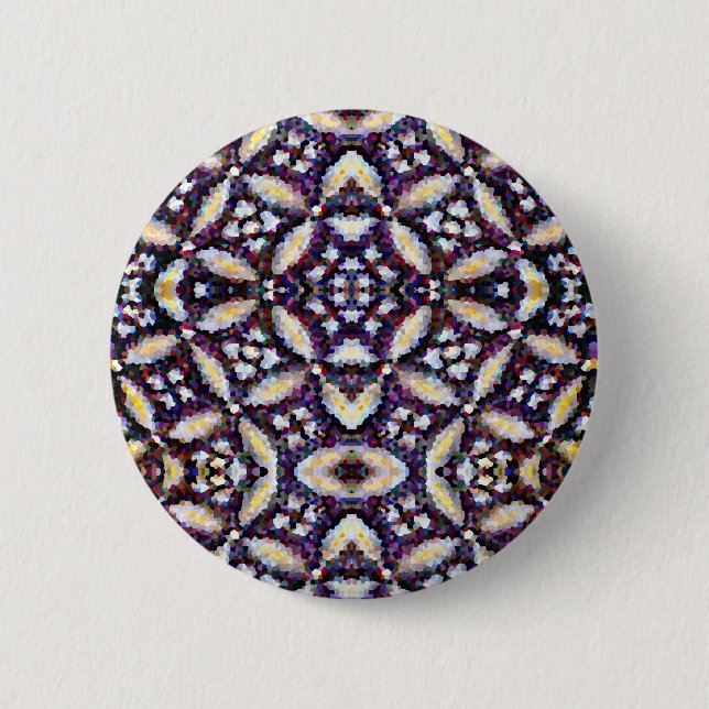 Abstract Stars Button (Front)