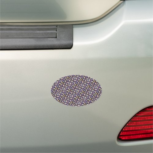 Abstract Stars  Car Magnet