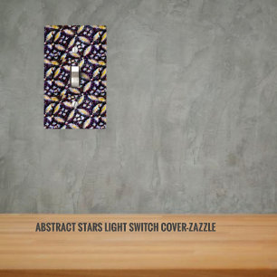Abstract Stars Light Switch Cover