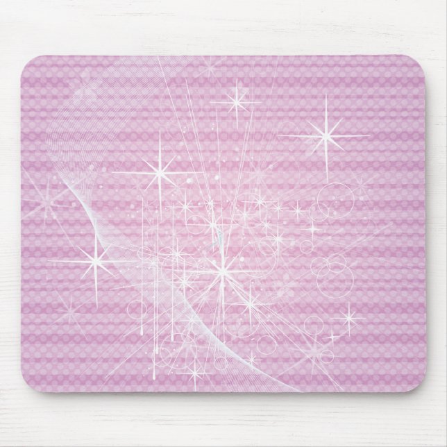 Abstract Stars Mouse Pad (Front)