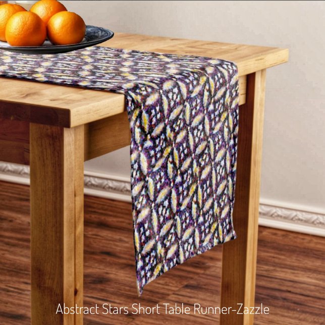 Abstract Stars Short Table Runner (Creator Uploaded)