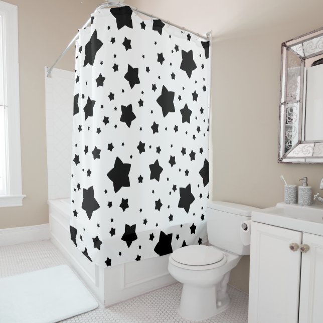 Abstract Stars  Shower Curtain (In Situ)