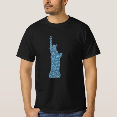 Abstract Statue of Liberty T_Shirt