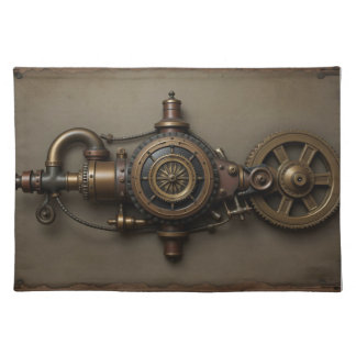 Abstract Steampunk Placemat