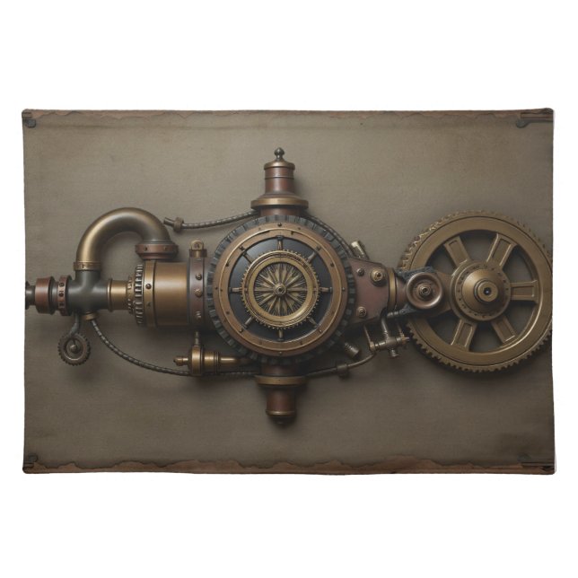 Abstract Steampunk Placemat (Front)
