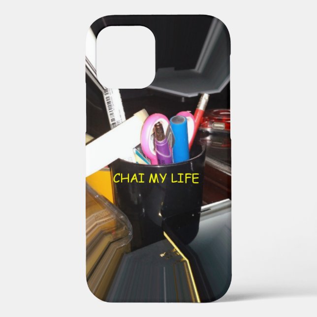 Abstract Still Life Tea Mug Office Stationary Art  Case-Mate iPhone Case (Back)