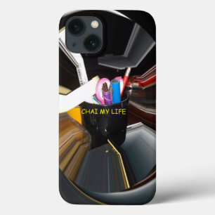 Abstract Still Life Tea Mug Office Stationary Art  iPhone 13 Case